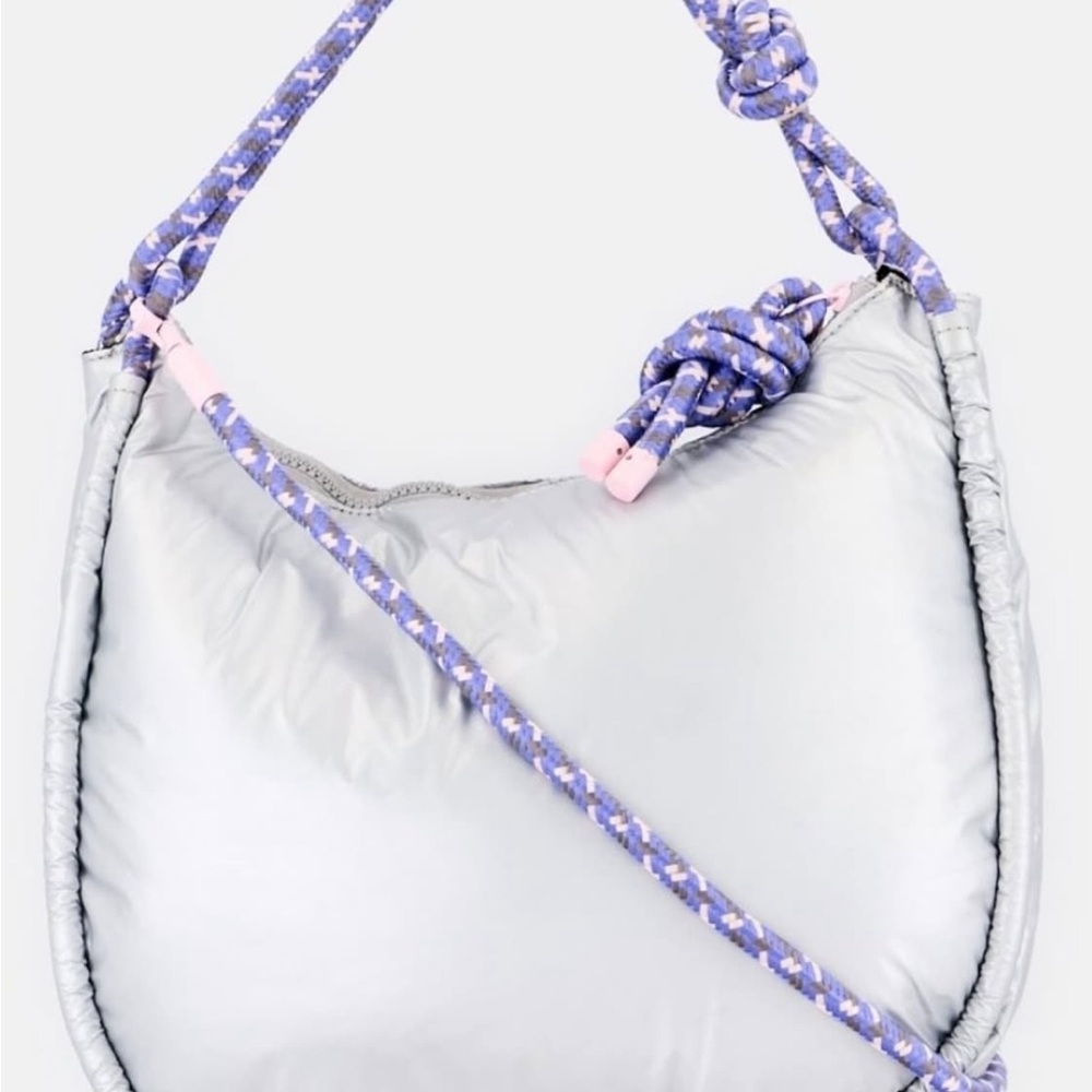 Women's Wildfox Shoulder Bag One Size Silver Blue NWT